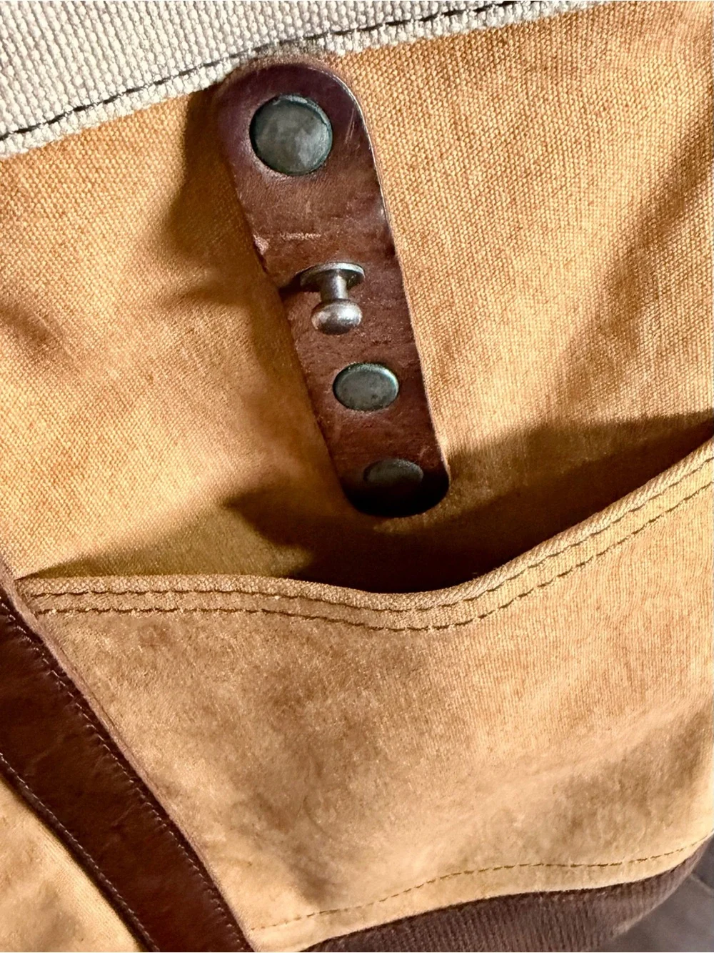 Vintage Reproduction by Levi’s Vintage Clothing - Tote Bag in Mustard and Brown